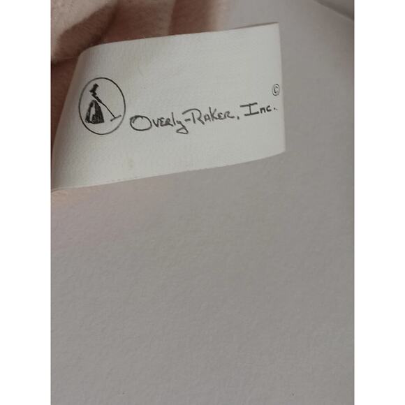 Lot of 3 Overly Raker Finger Puppet Ceramic Face Bunny Rabbit Pouch Blue Ribbon - Picture 9 of 10